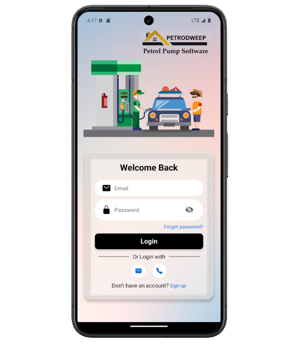 Welcome & Login
