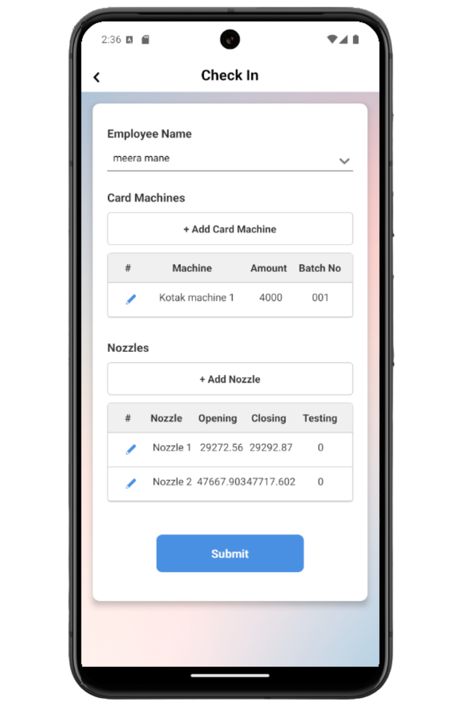 Shift Check-In Entry thumbnail